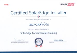 SolreEdge - certificat - fundamentals - web